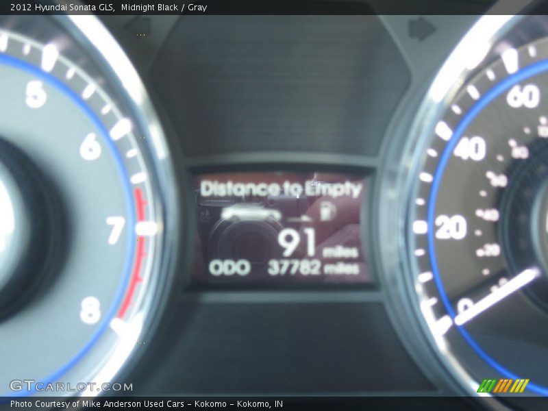 Midnight Black / Gray 2012 Hyundai Sonata GLS