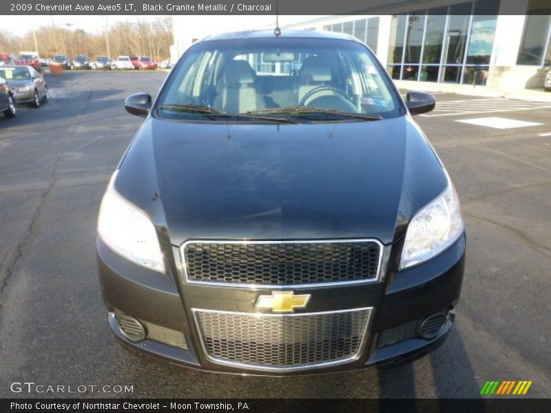 Black Granite Metallic / Charcoal 2009 Chevrolet Aveo Aveo5 LT