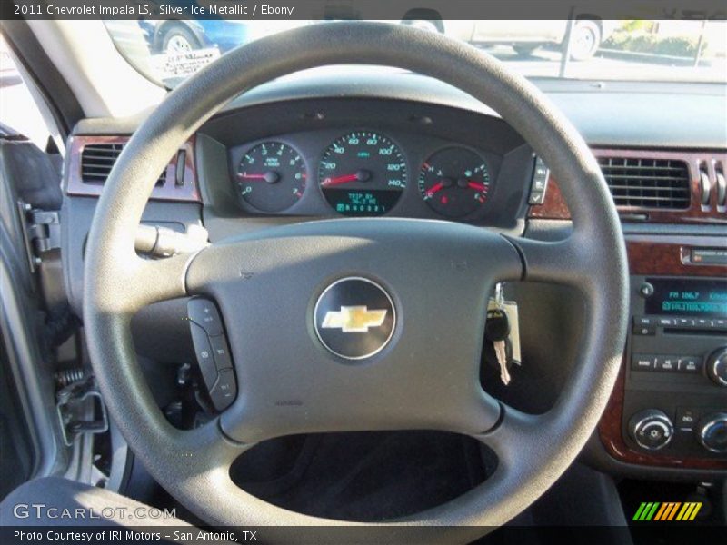 Silver Ice Metallic / Ebony 2011 Chevrolet Impala LS