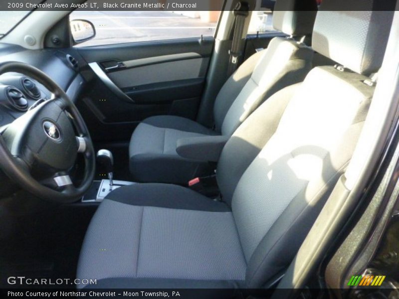 Black Granite Metallic / Charcoal 2009 Chevrolet Aveo Aveo5 LT