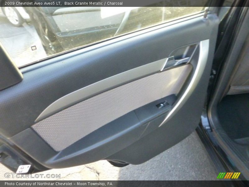 Black Granite Metallic / Charcoal 2009 Chevrolet Aveo Aveo5 LT