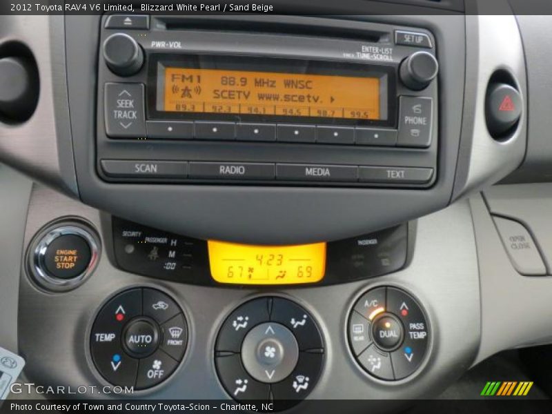 Controls of 2012 RAV4 V6 Limited