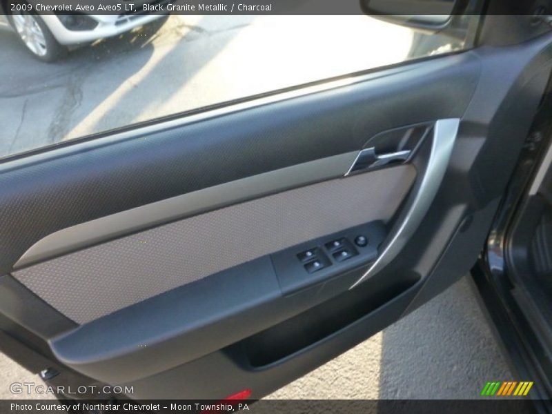 Black Granite Metallic / Charcoal 2009 Chevrolet Aveo Aveo5 LT