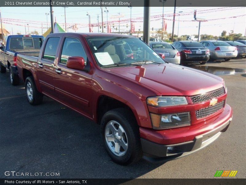 Cardinal Red Metallic / Ebony 2011 Chevrolet Colorado LT Crew Cab