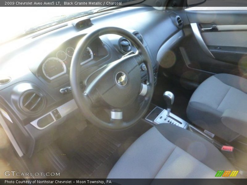 Black Granite Metallic / Charcoal 2009 Chevrolet Aveo Aveo5 LT