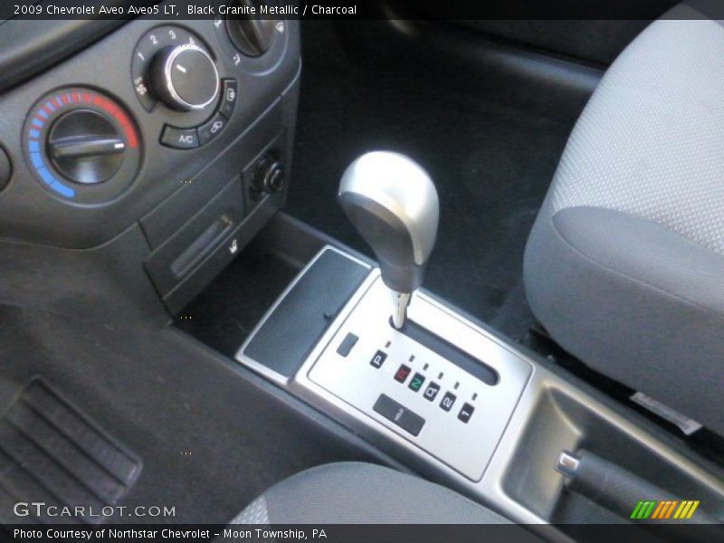 Black Granite Metallic / Charcoal 2009 Chevrolet Aveo Aveo5 LT