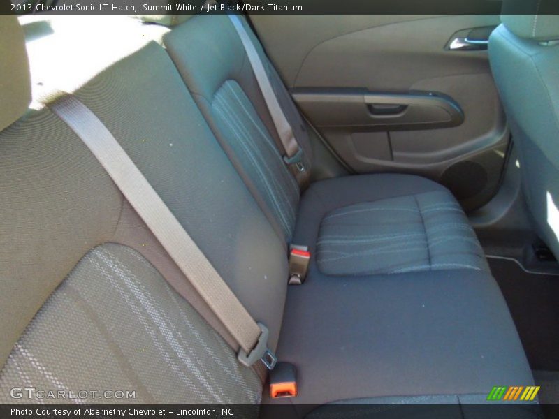 Summit White / Jet Black/Dark Titanium 2013 Chevrolet Sonic LT Hatch
