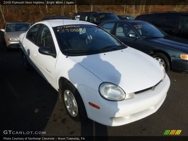 Bright White / Agate 2000 Plymouth Neon Highline