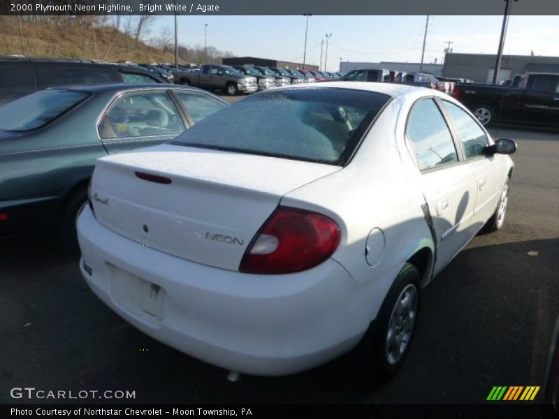 Bright White / Agate 2000 Plymouth Neon Highline