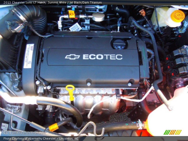  2013 Sonic LT Hatch Engine - 1.8 Liter DOHC 16-Valve ECOTEC 4 Cylinder
