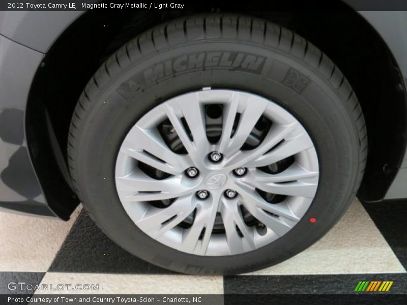 Magnetic Gray Metallic / Light Gray 2012 Toyota Camry LE