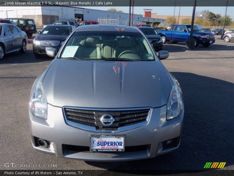 Majestic Blue Metallic / Cafe Latte 2008 Nissan Maxima 3.5 SL