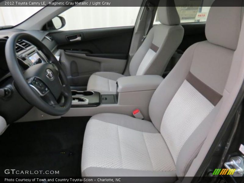 Magnetic Gray Metallic / Light Gray 2012 Toyota Camry LE