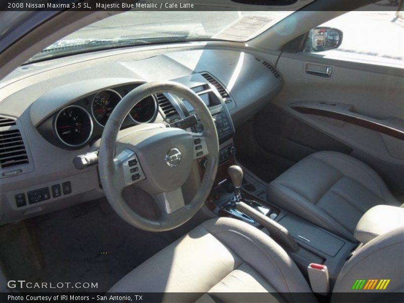 Majestic Blue Metallic / Cafe Latte 2008 Nissan Maxima 3.5 SL