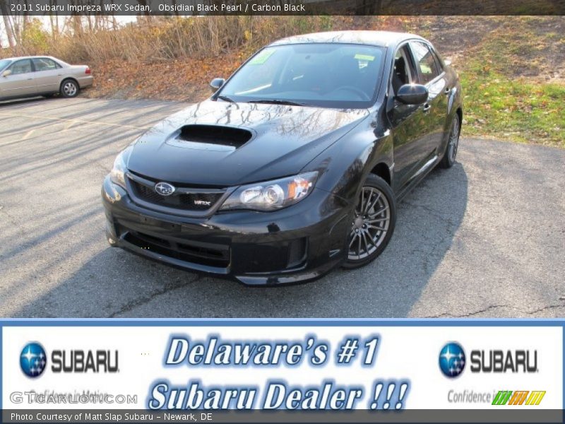 Obsidian Black Pearl / Carbon Black 2011 Subaru Impreza WRX Sedan
