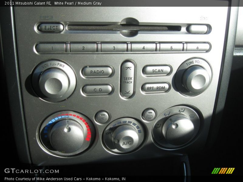 White Pearl / Medium Gray 2011 Mitsubishi Galant FE