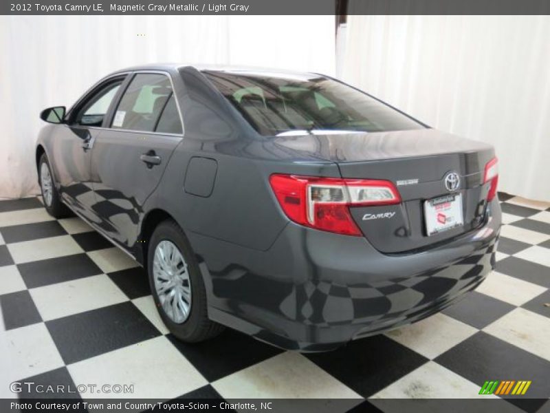 Magnetic Gray Metallic / Light Gray 2012 Toyota Camry LE