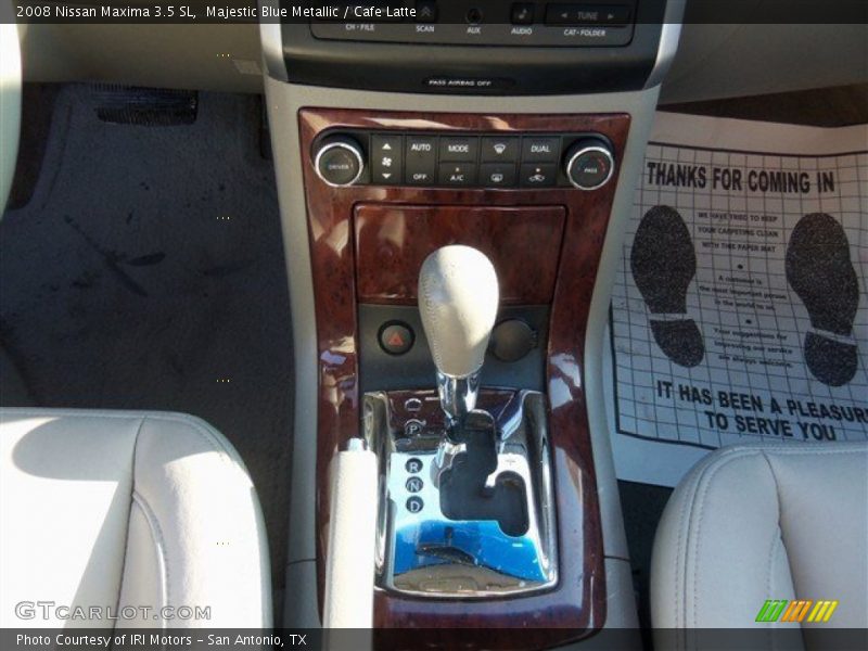 Majestic Blue Metallic / Cafe Latte 2008 Nissan Maxima 3.5 SL