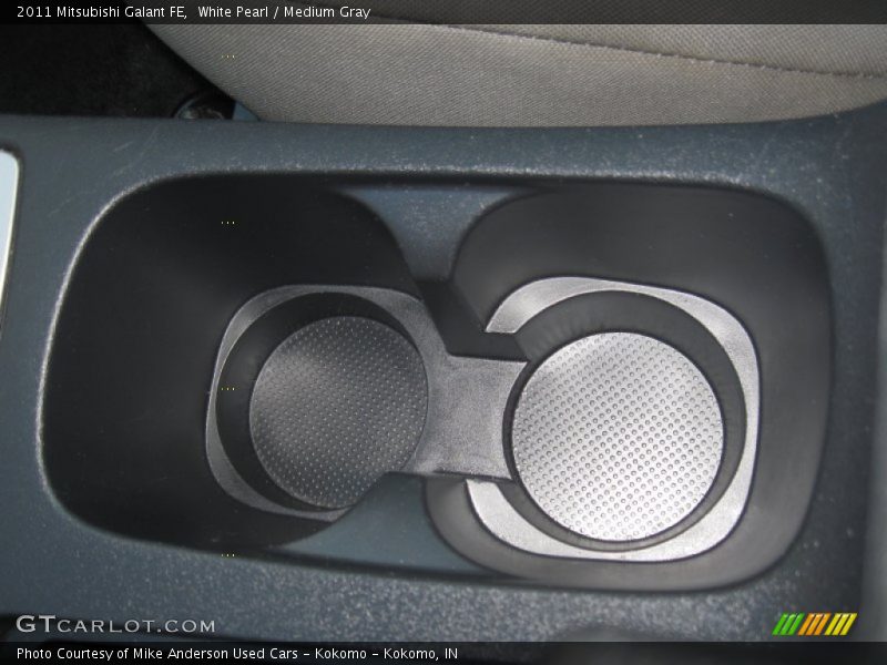 White Pearl / Medium Gray 2011 Mitsubishi Galant FE