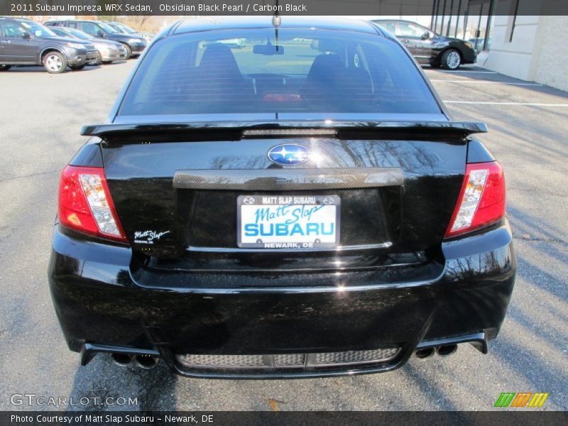 Obsidian Black Pearl / Carbon Black 2011 Subaru Impreza WRX Sedan