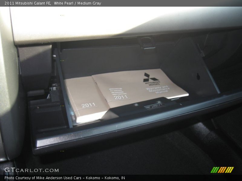 White Pearl / Medium Gray 2011 Mitsubishi Galant FE