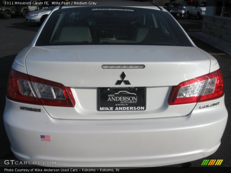 White Pearl / Medium Gray 2011 Mitsubishi Galant FE