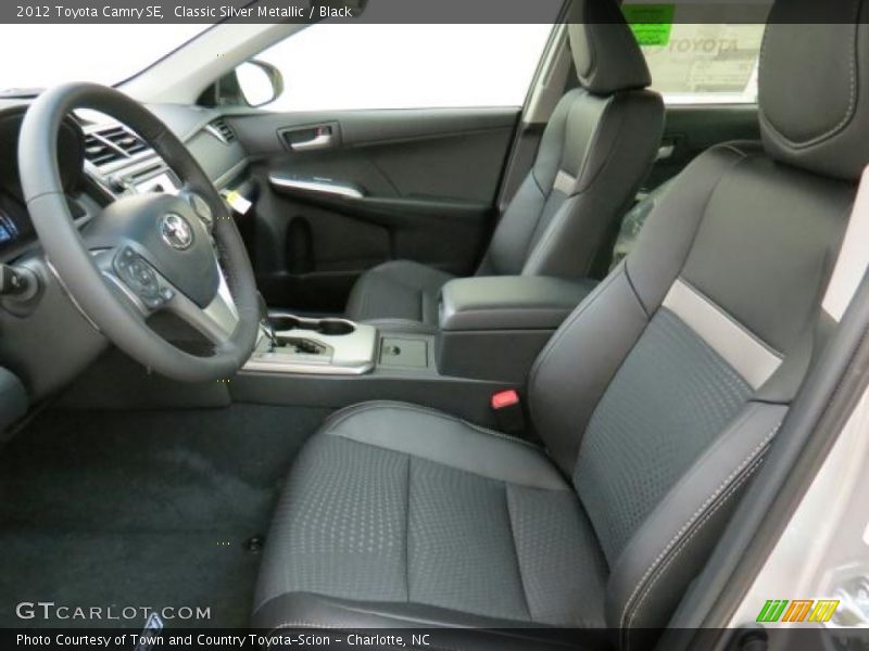 Classic Silver Metallic / Black 2012 Toyota Camry SE