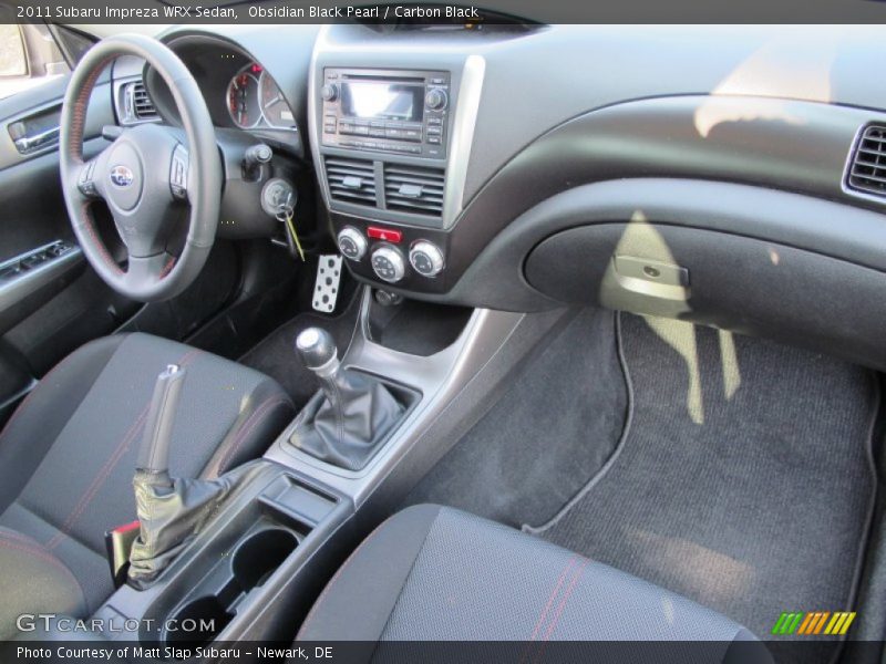 Dashboard of 2011 Impreza WRX Sedan