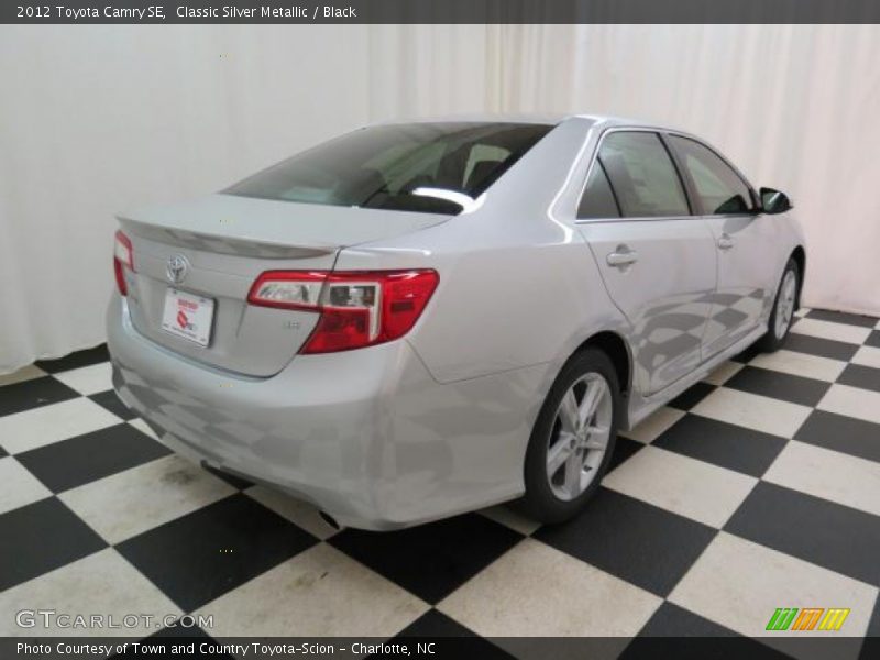 Classic Silver Metallic / Black 2012 Toyota Camry SE
