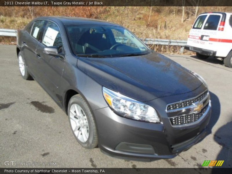 Taupe Gray Metallic / Jet Black 2013 Chevrolet Malibu LT