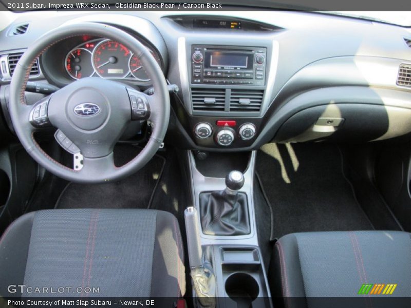 Dashboard of 2011 Impreza WRX Sedan