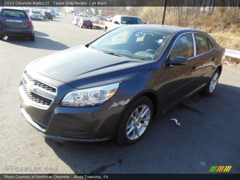 Taupe Gray Metallic / Jet Black 2013 Chevrolet Malibu LT