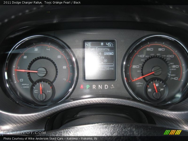 Toxic Orange Pearl / Black 2011 Dodge Charger Rallye
