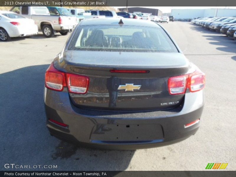 Taupe Gray Metallic / Jet Black 2013 Chevrolet Malibu LT