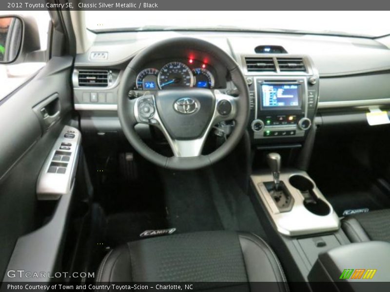 Classic Silver Metallic / Black 2012 Toyota Camry SE