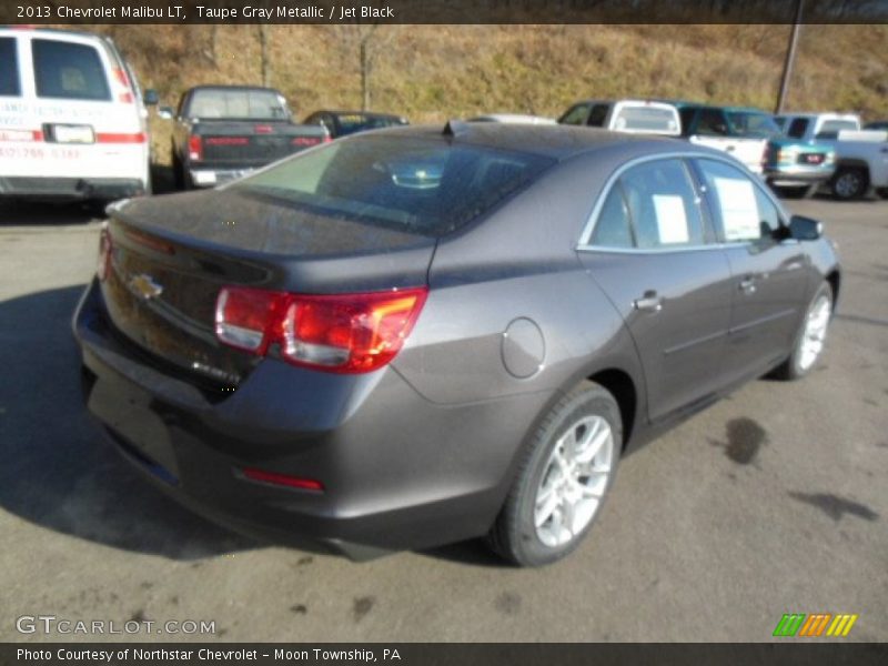Taupe Gray Metallic / Jet Black 2013 Chevrolet Malibu LT
