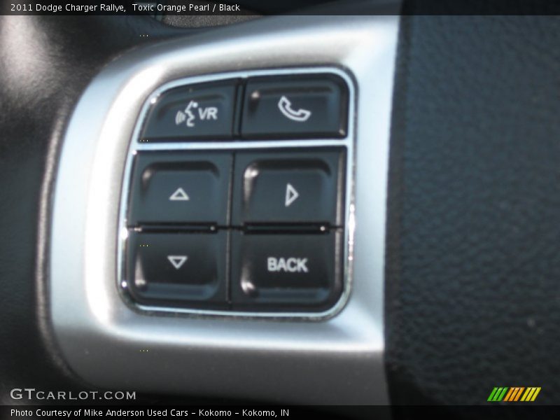 Toxic Orange Pearl / Black 2011 Dodge Charger Rallye