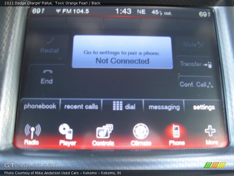 Toxic Orange Pearl / Black 2011 Dodge Charger Rallye