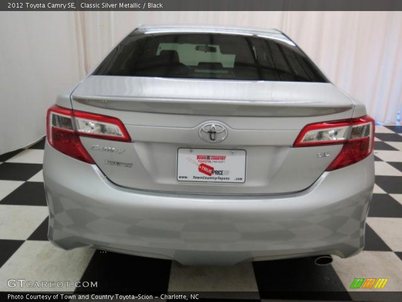 Classic Silver Metallic / Black 2012 Toyota Camry SE