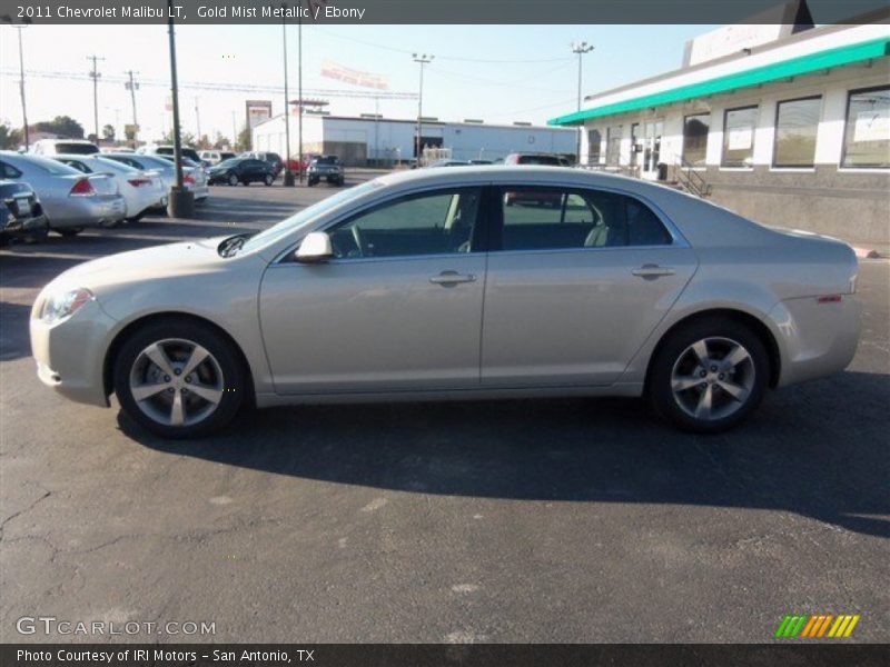 Gold Mist Metallic / Ebony 2011 Chevrolet Malibu LT