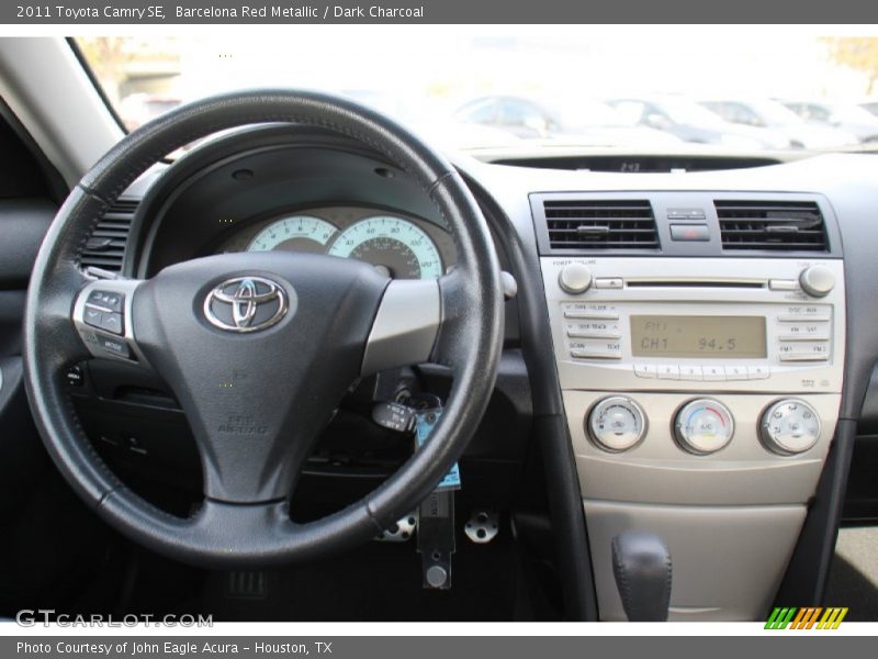 Barcelona Red Metallic / Dark Charcoal 2011 Toyota Camry SE
