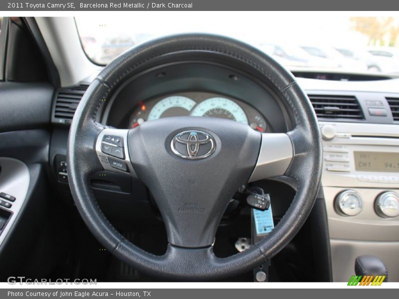 Barcelona Red Metallic / Dark Charcoal 2011 Toyota Camry SE