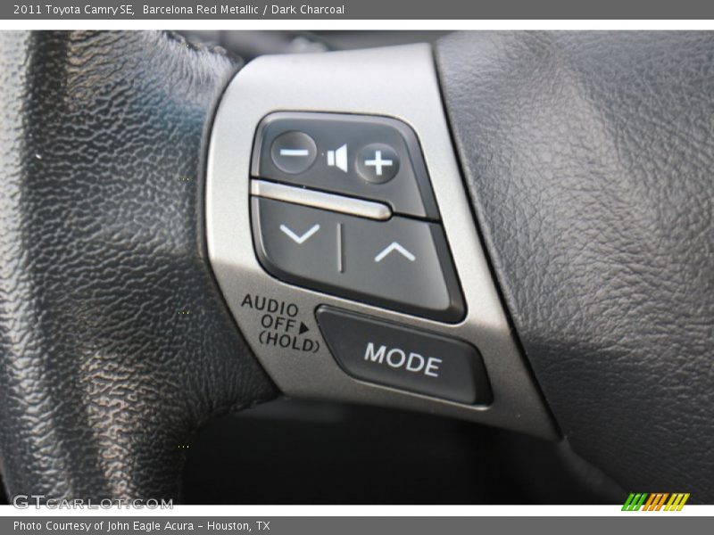 Barcelona Red Metallic / Dark Charcoal 2011 Toyota Camry SE