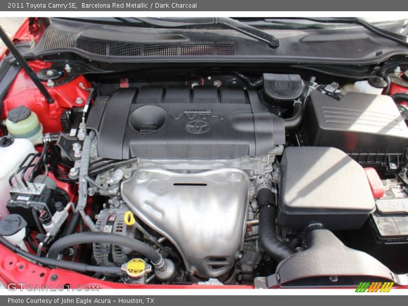 Barcelona Red Metallic / Dark Charcoal 2011 Toyota Camry SE
