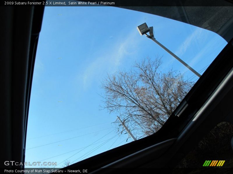 Satin White Pearl / Platinum 2009 Subaru Forester 2.5 X Limited