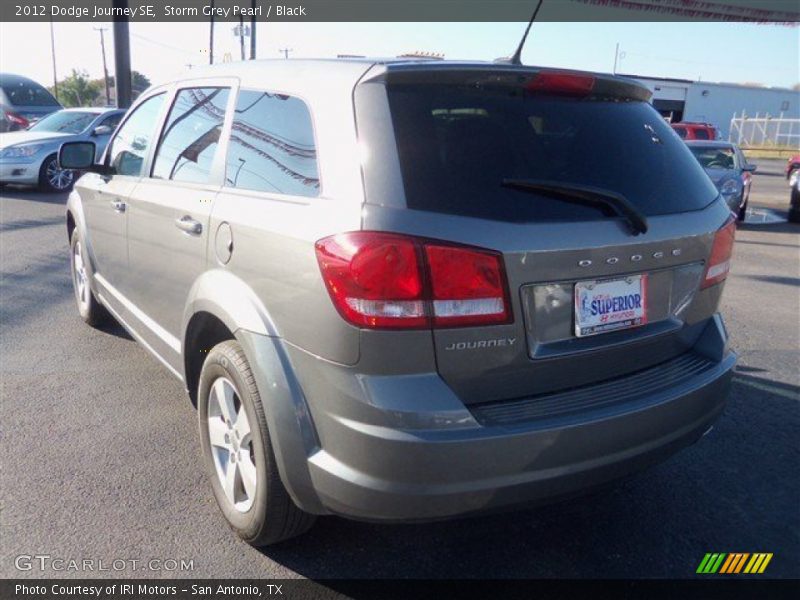 Storm Grey Pearl / Black 2012 Dodge Journey SE
