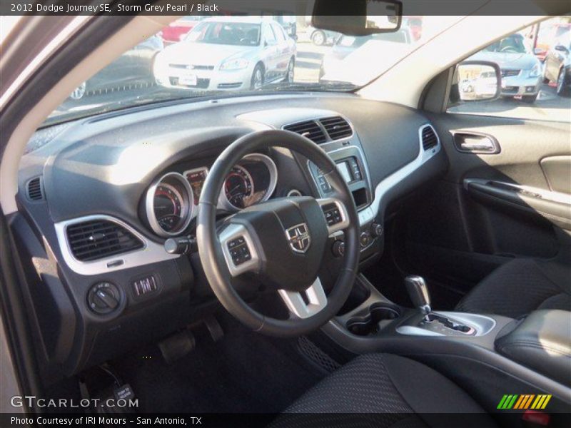 Storm Grey Pearl / Black 2012 Dodge Journey SE