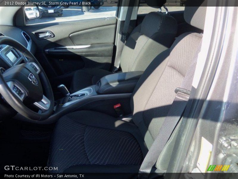 Storm Grey Pearl / Black 2012 Dodge Journey SE