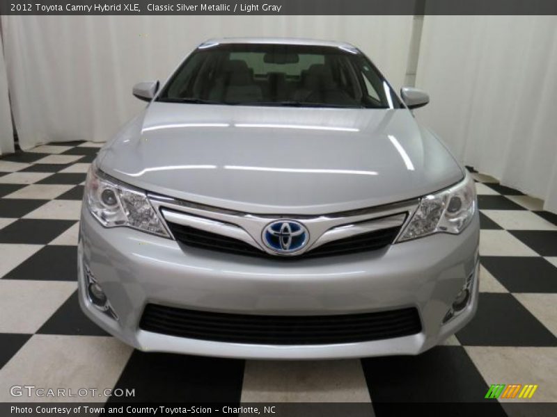 Classic Silver Metallic / Light Gray 2012 Toyota Camry Hybrid XLE