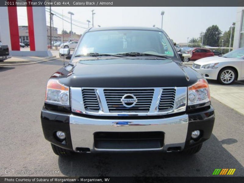 Galaxy Black / Almond 2011 Nissan Titan SV Crew Cab 4x4